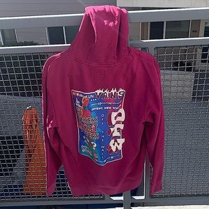 Vans Maroon colored hoodie
